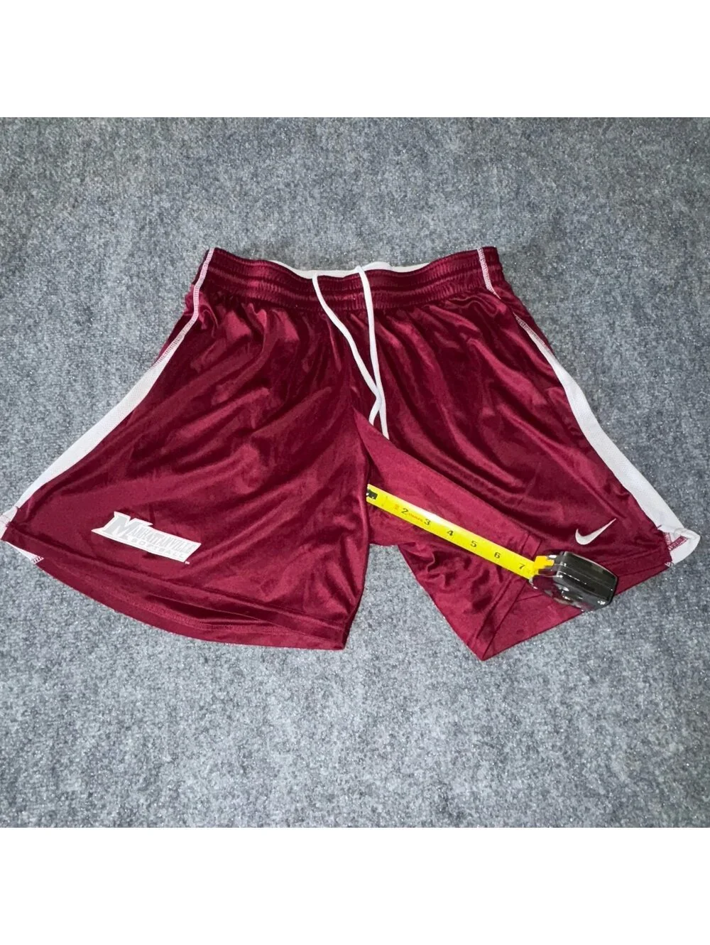 Nike Manhattanville Softball Athletic Mesh Shorts Womens XL Vtg y2k 90s Rare